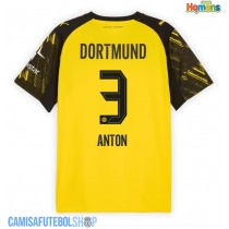 Camisa de time de futebol Borussia Dortmund Waldemar Anton #3 Replicas 1º Equipamento 2025-26 Manga Curta